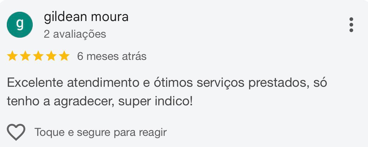 Avaliação Google 5 - Líder Indenizações